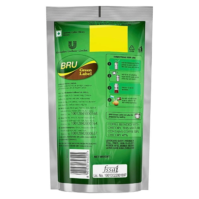 Bru Green Label Filter Coffee 500 g