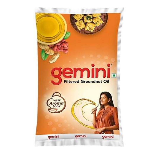 Gemini Filtered Groundnut Oil 870 g