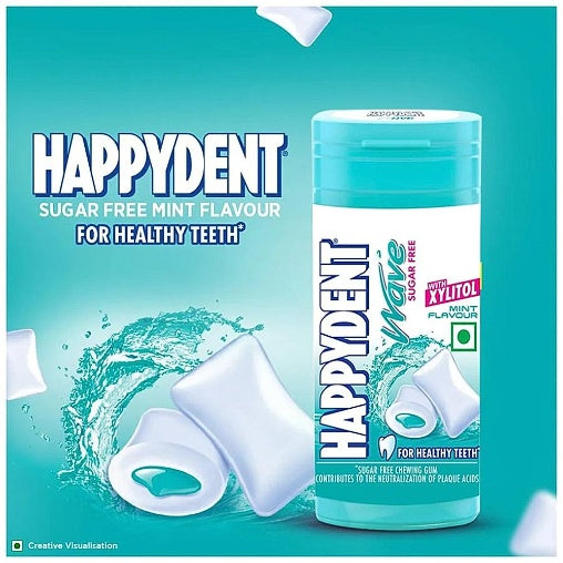 Happydent Wave Xylitol Mint Bottle 30.6 g