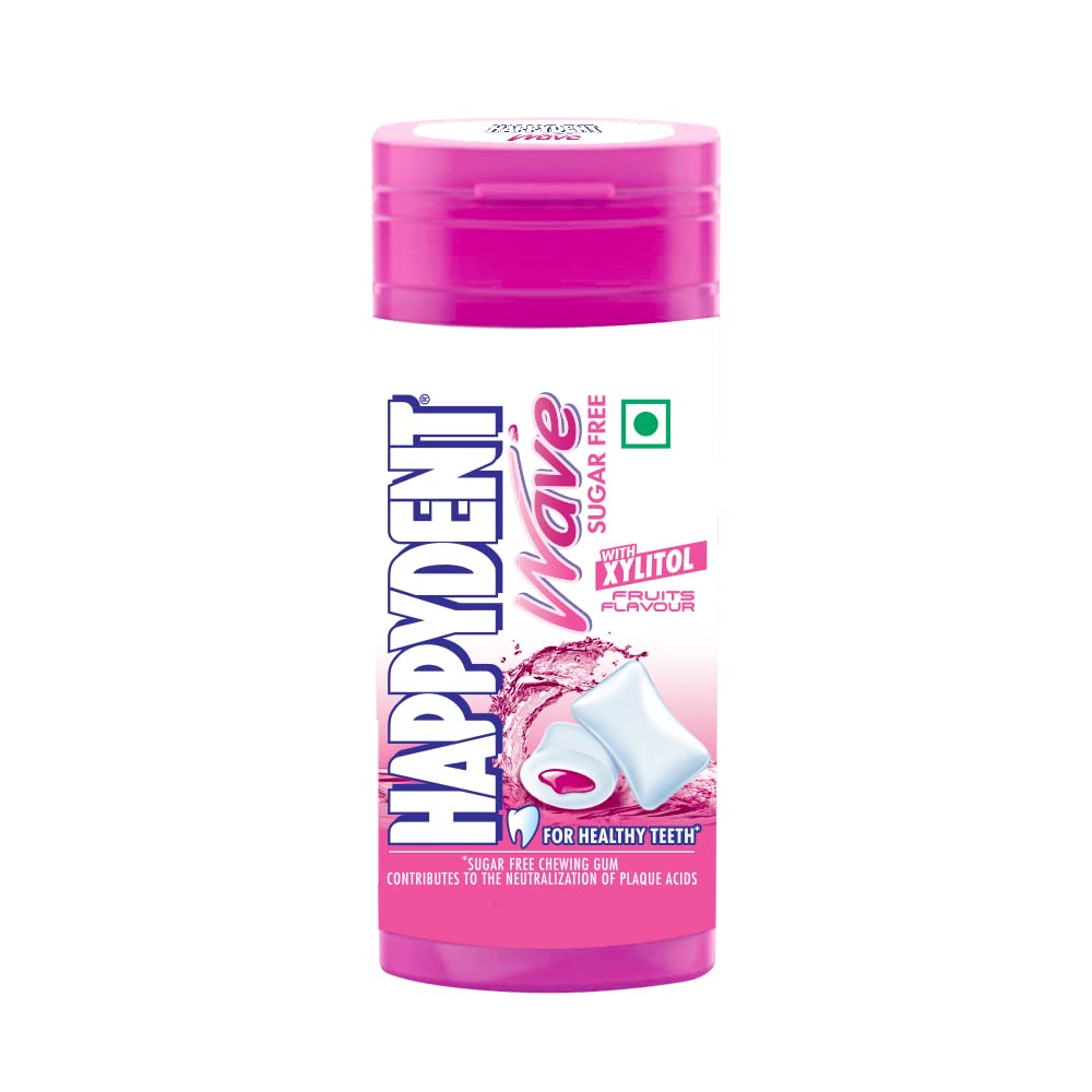 Happydent Wave Xylitol Fruits Flavour Bottle 30.6 g