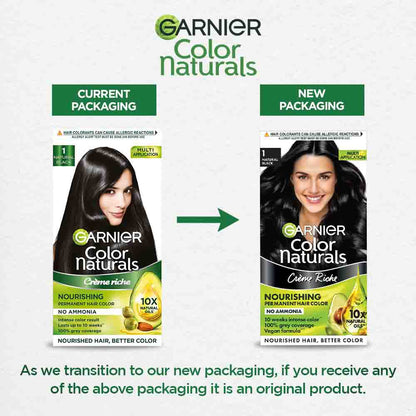 Garnier Colour Natural Black 1 Hair Colour 20 ml