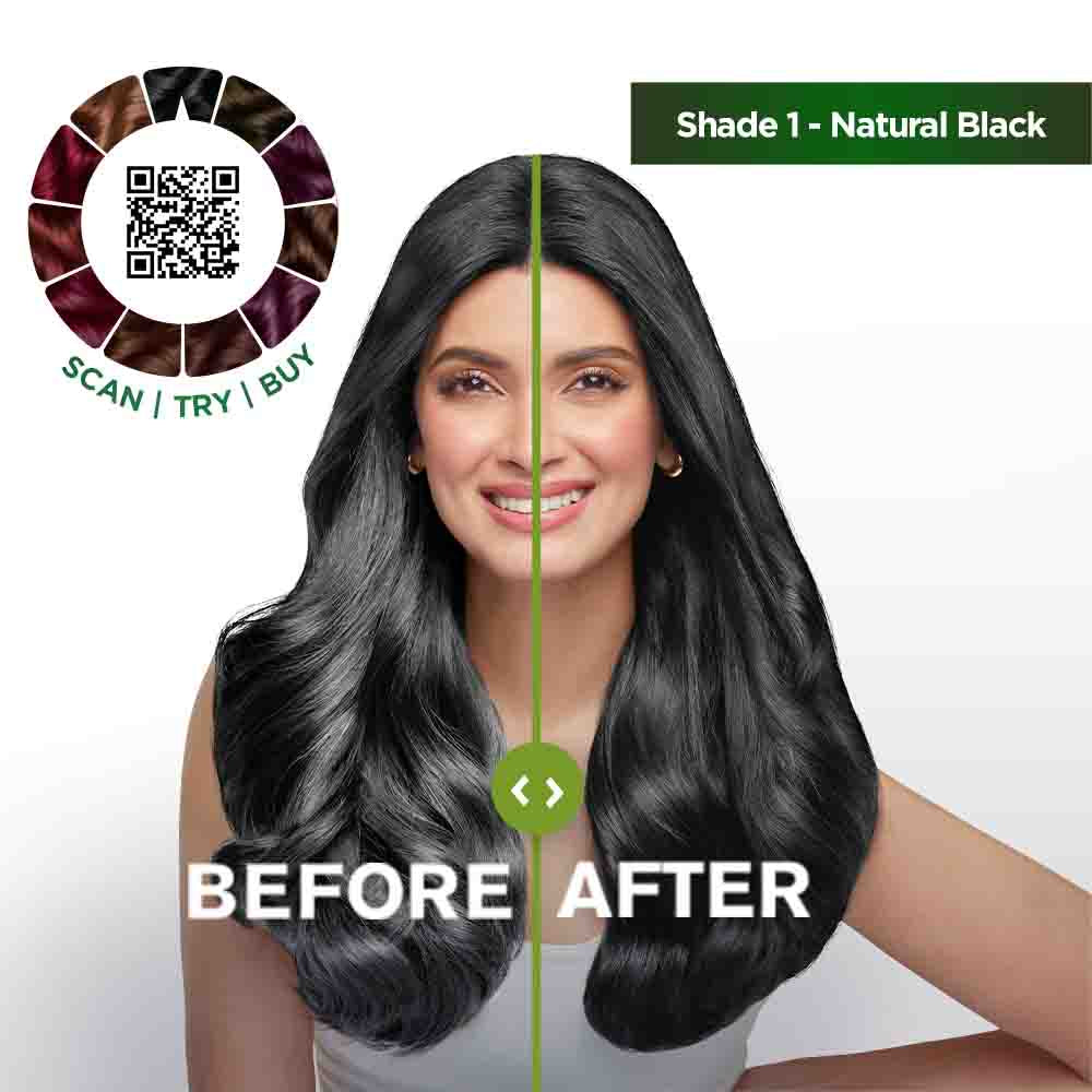 Garnier Colour Natural Black 1 Hair Colour 20 ml