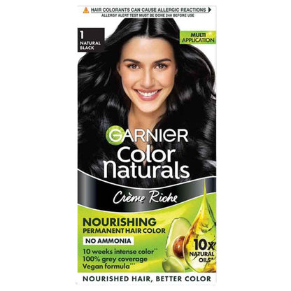 Garnier Colour Natural Black 1 Hair Colour 20 ml