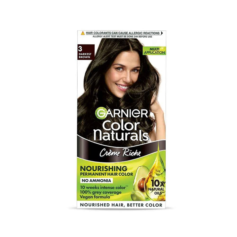 Garnier Colour Natural Dark Brown 3 Hair Colour 20 ml
