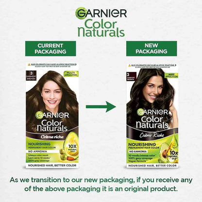 Garnier Colour Natural Dark Brown 3 Hair Colour 20 ml