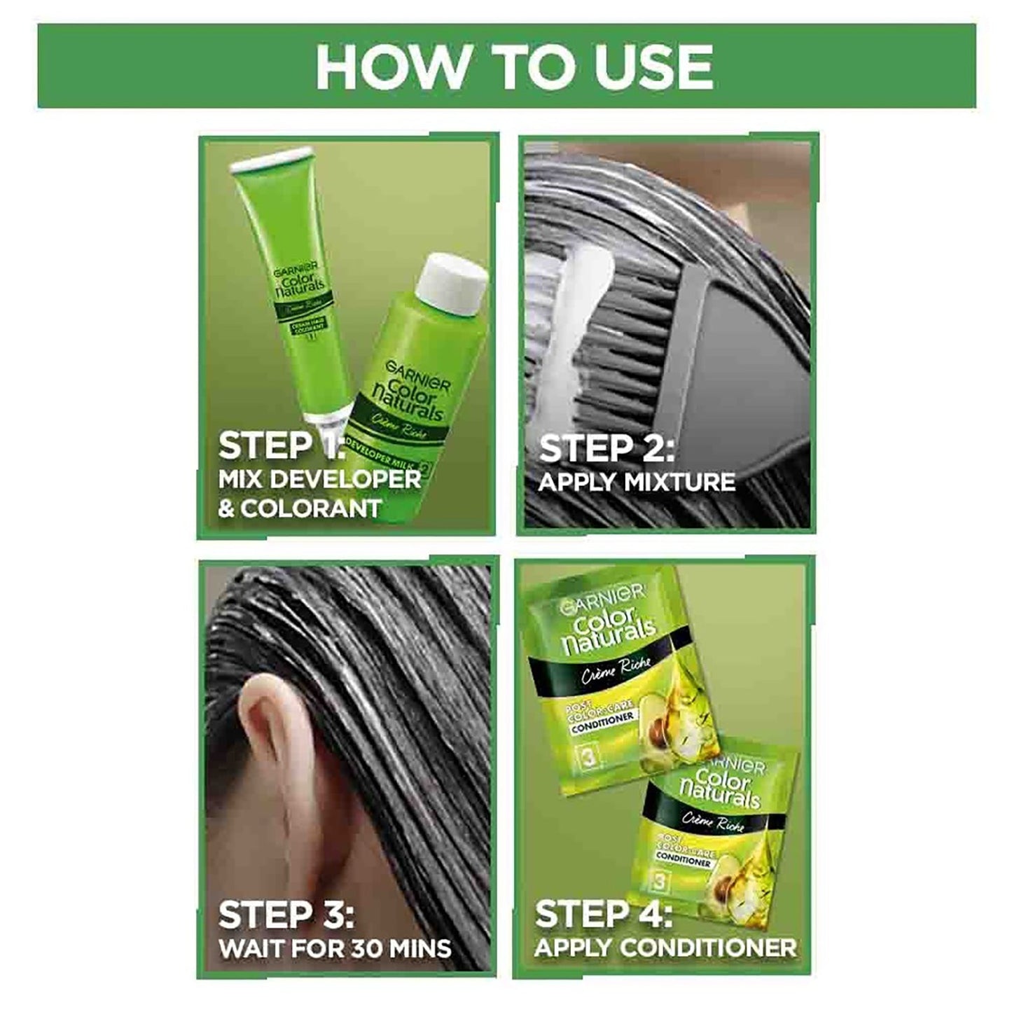 Garnier Colour Natural Dark Brown 3 Hair Colour 20 ml