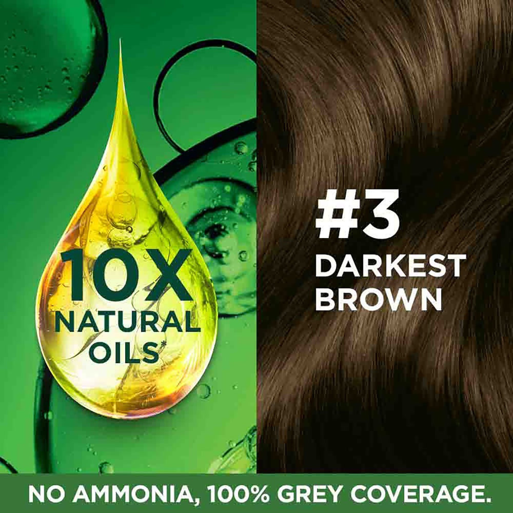 Garnier Colour Natural Dark Brown 3 Hair Colour 20 ml