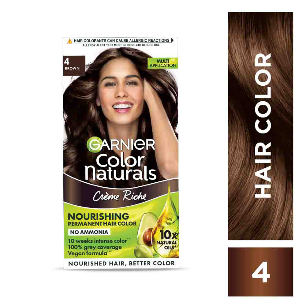Garnier Colour Natural Brown 4 Hair Colour 70 ml