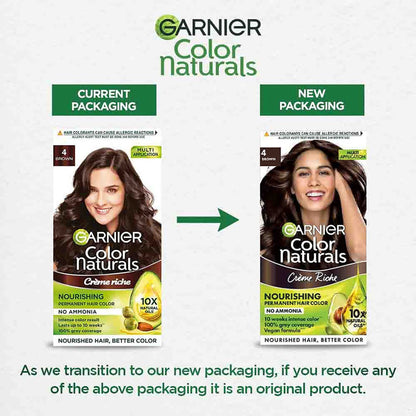 Garnier Colour Natural Brown 4 Hair Colour 70 ml