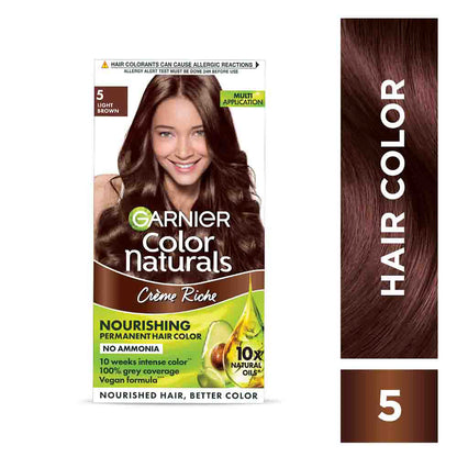 Garnier Colour Natural Light Brown 5 Hair Colour 70 ml