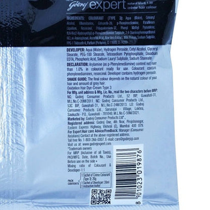 Godrej Expert Rich Creme Natural Black Hair Colour 20 g