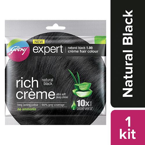Godrej Expert Rich Creme Natural Black Hair Colour 20 Gm