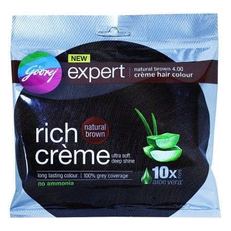 Godrej Expert Rich Creme Natural Braown Hair Colour 20 g