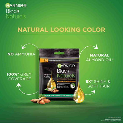 Garnier Natural Original Black 2 Hair Colour 20 ml