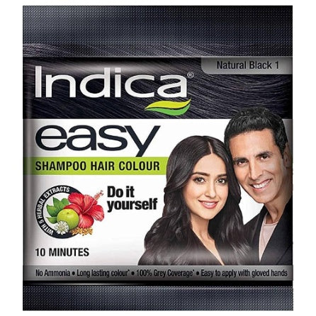 Indica Natural Black Hair Colour 25 ml