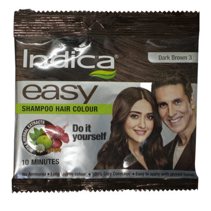 Indica Easy Dark Brown Hair Colour 25 ml