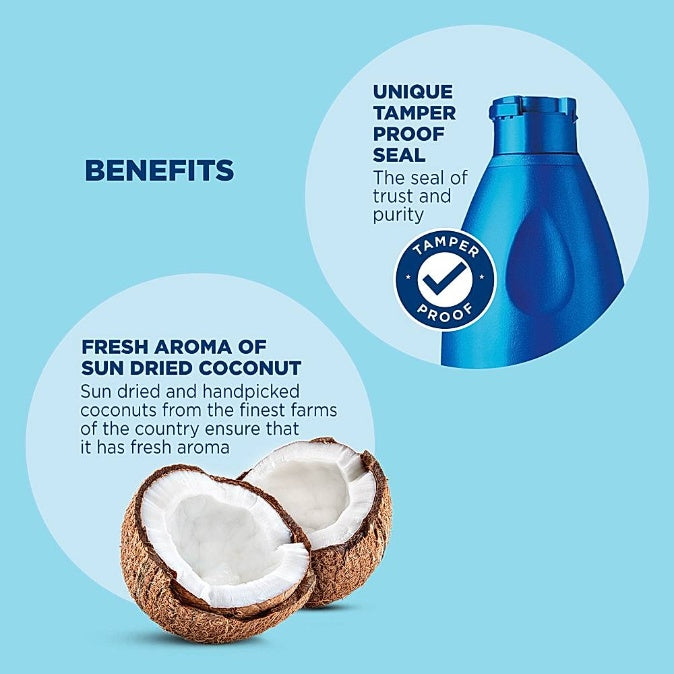 Parachute 100% Pure Coconut Oil 500/600 ml