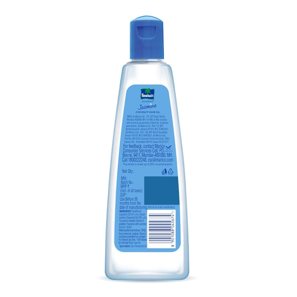 Parachute Jasmin Nonstiky Coconut Hair Oil 300 ml
