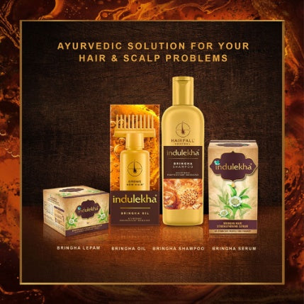 Indulekha Bringha Oil, Reduces Hair Fall And Grows New Hair, 1 Ayurvedic Oil 100 ml