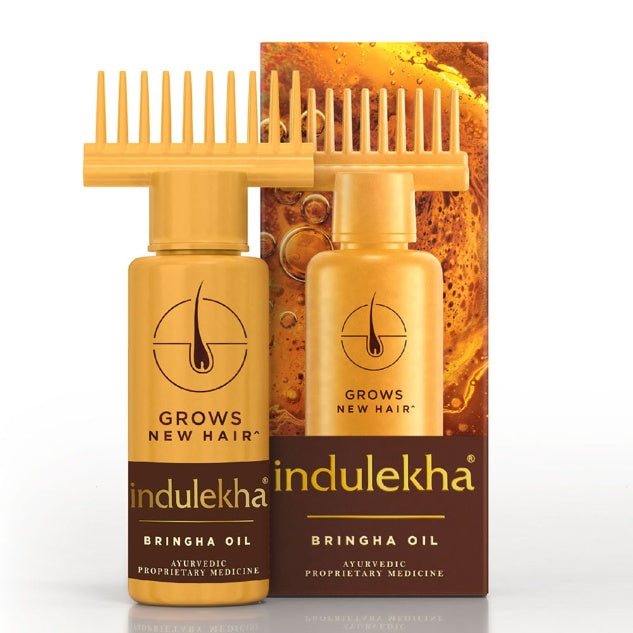 Indulekha Bringha Oil, Reduces Hair Fall And Grows New Hair, 1 Ayurvedic Oil 100 ml