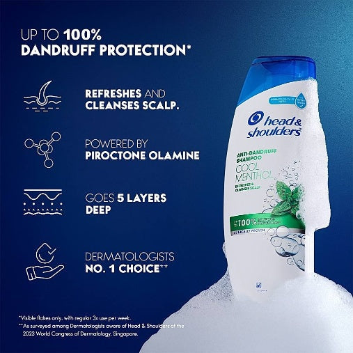 Head & Shoulder Cool Menthol Shampoo 375 ml