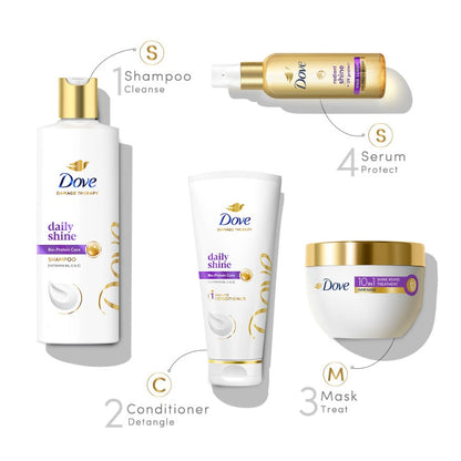 Dove Daily Shine Shampoo 650 ml