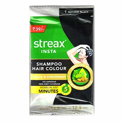 Streax Insta Hair Shampoo Hair Colour 25 ml