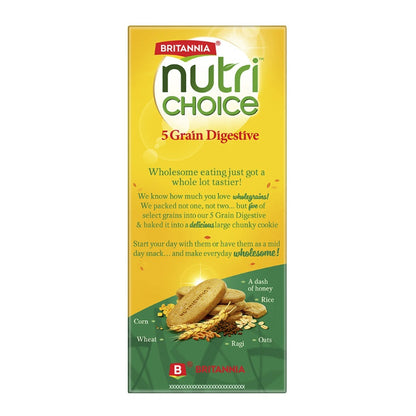 Britannia Nutri Choice 5 Grain Digestive Biscuits 200 g