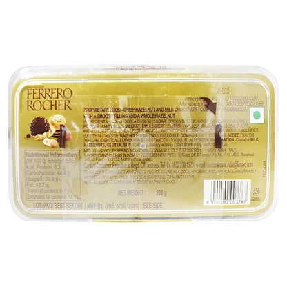 Ferrero Rocher Hazelnut Chocolates Box pack of 16