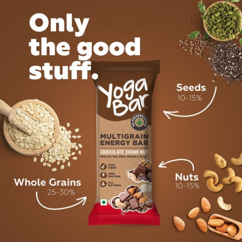Yogabar Chocolate Chunk Nut 38 g