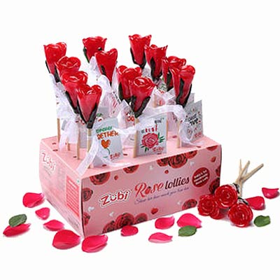 Zubi Rose Lollies 50 g