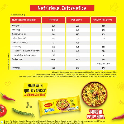 Maggi Instant Noodle Masala 280 g