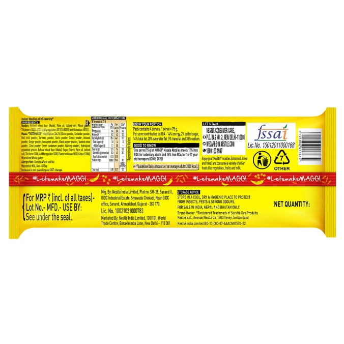 Maggi Instant Noodle Masala 280 g
