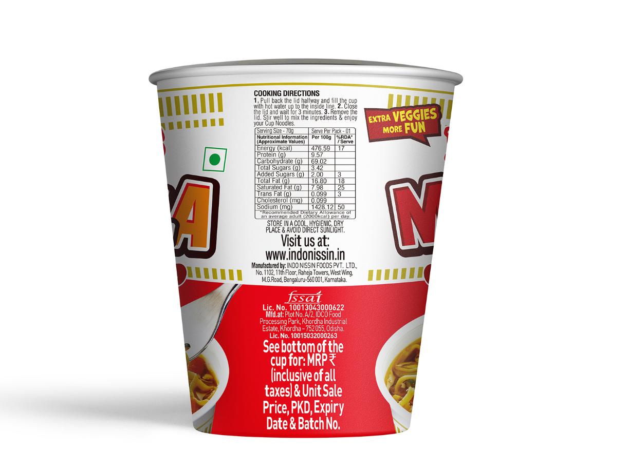 Top Ramen Cup Noodle Mazedar Masala 70 g
