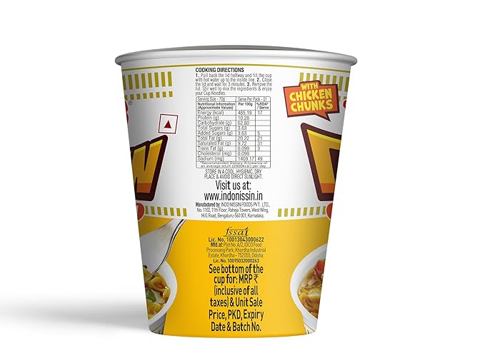 Top Ramen Cup Noodle Spiced Chicken 70 gm