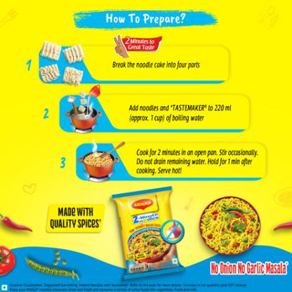 Maggi Noodle No Onion No Garlic Masala 70 g