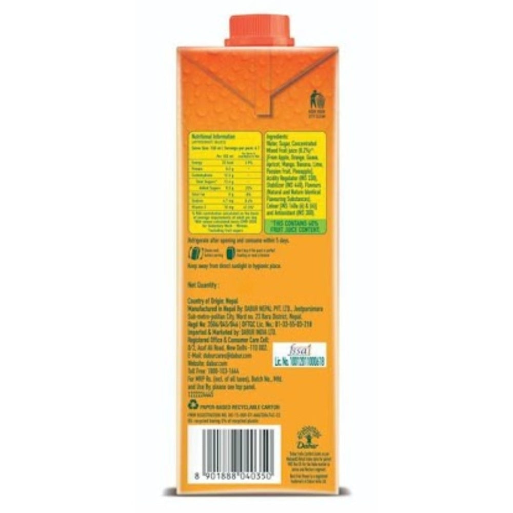 Real Mixed Fruit Juice Tetrapak 1 ltr