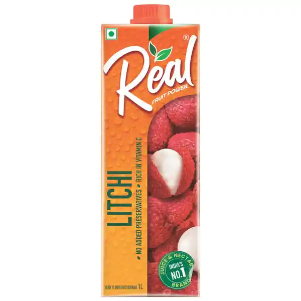 Real Litchi Nectar Tetrapak 1 ltr