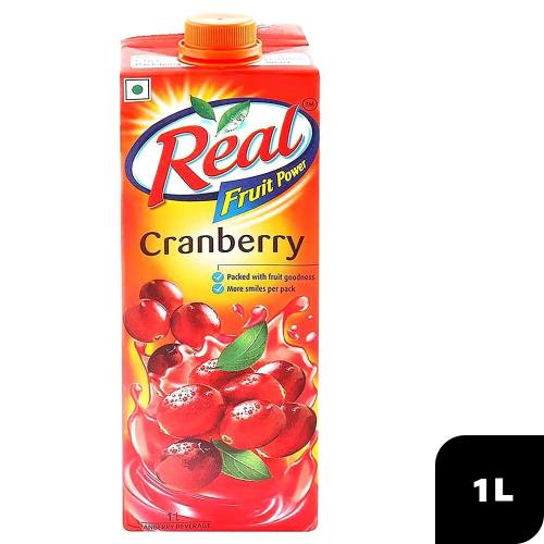 Real Cranberry Juice Tetrapak 1 Ltr
