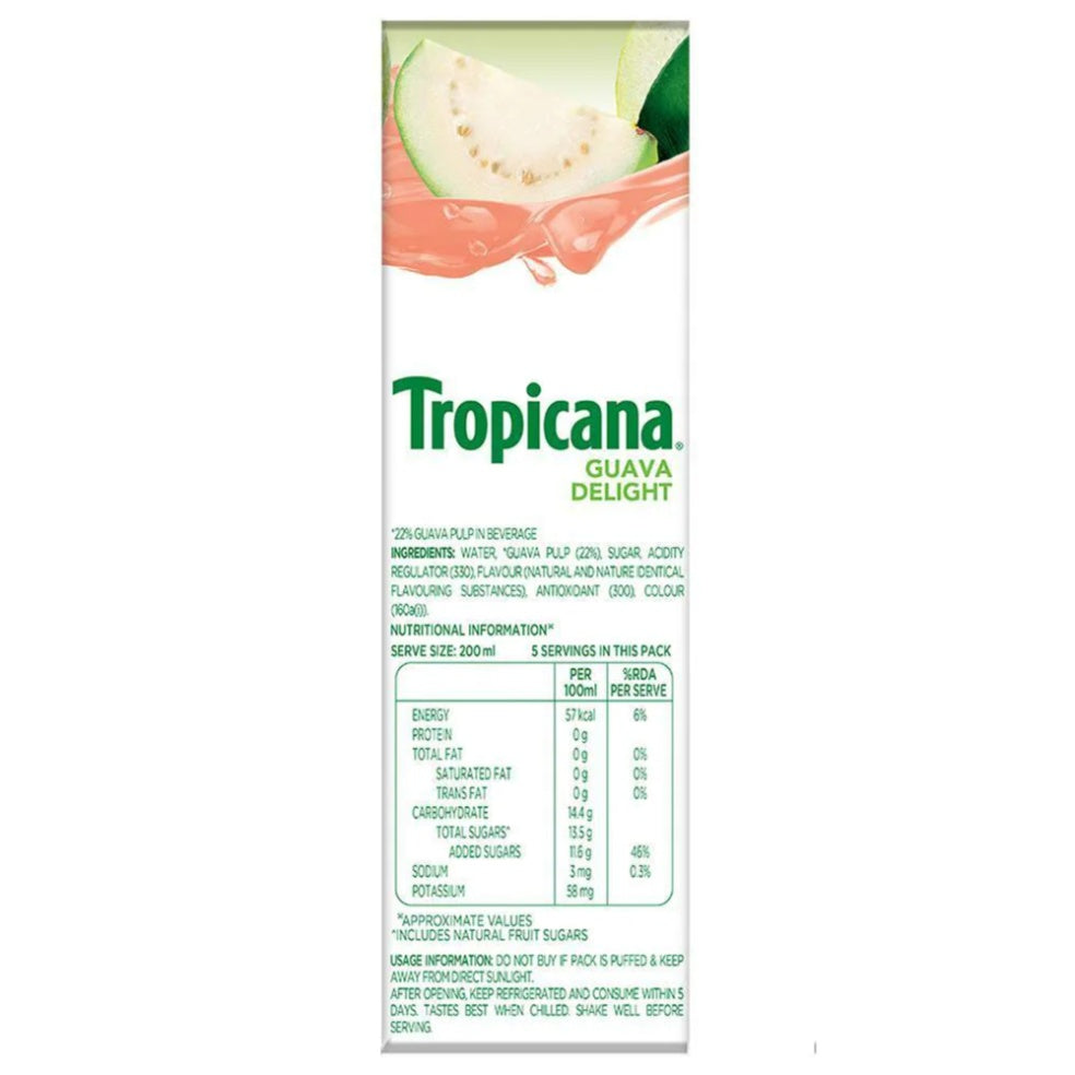 Tropicana Guava Juice Tetrapak 1 ltr