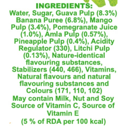 B Natural Mixed Fruit Tetrapak 1 ltr