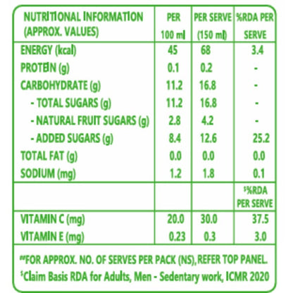 B Natural Mixed Fruit Tetrapak 1 ltr