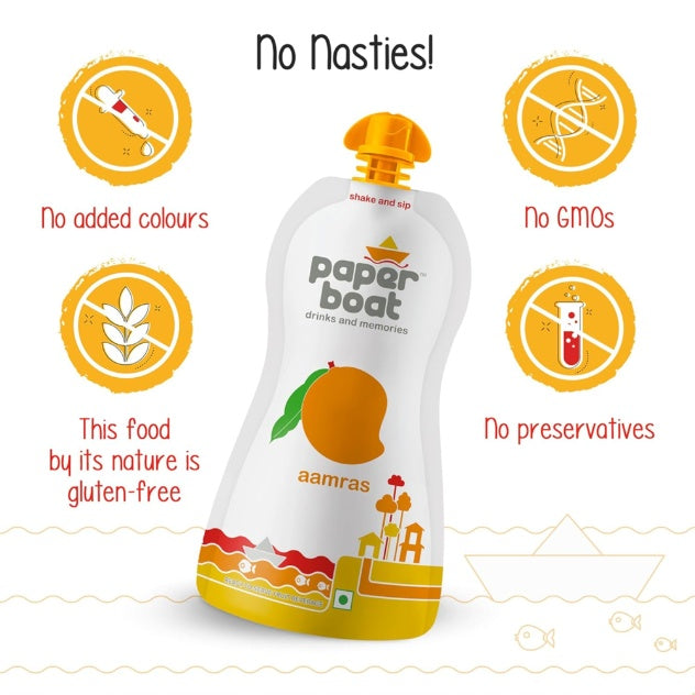 Paper Boat Aamras Juice Tetrapak 200 ml
