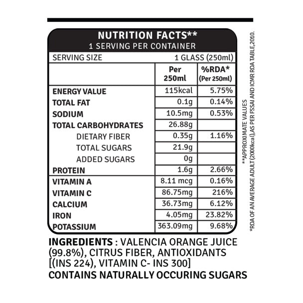 Raw Pressery Orange Juice 250 ml