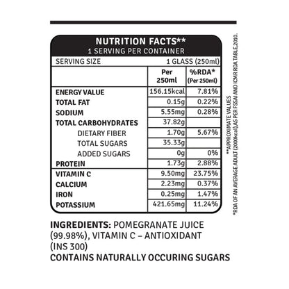 Raw Pressery Pomegranate Juice 250 ml