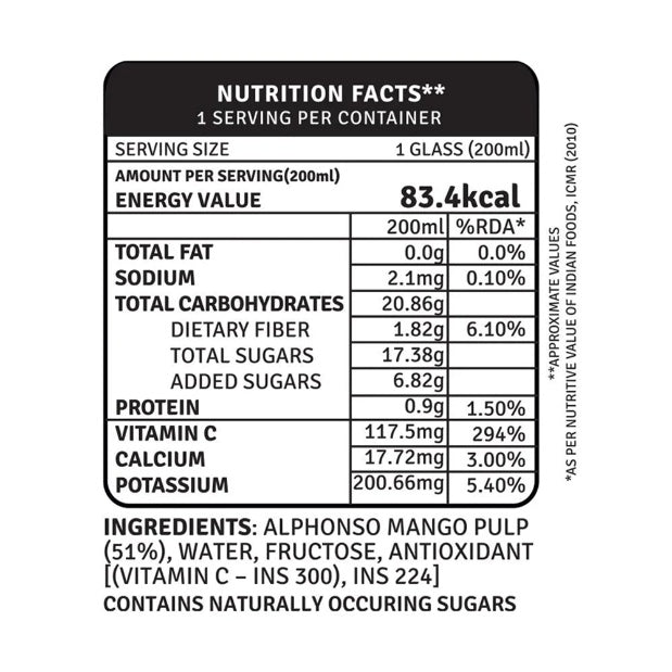 Raw Pressery Mango Juice 250 ml
