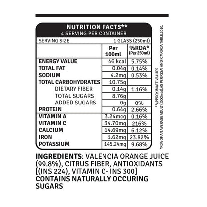 Raw Pressery Orange Cold Press Juice 1 ltr