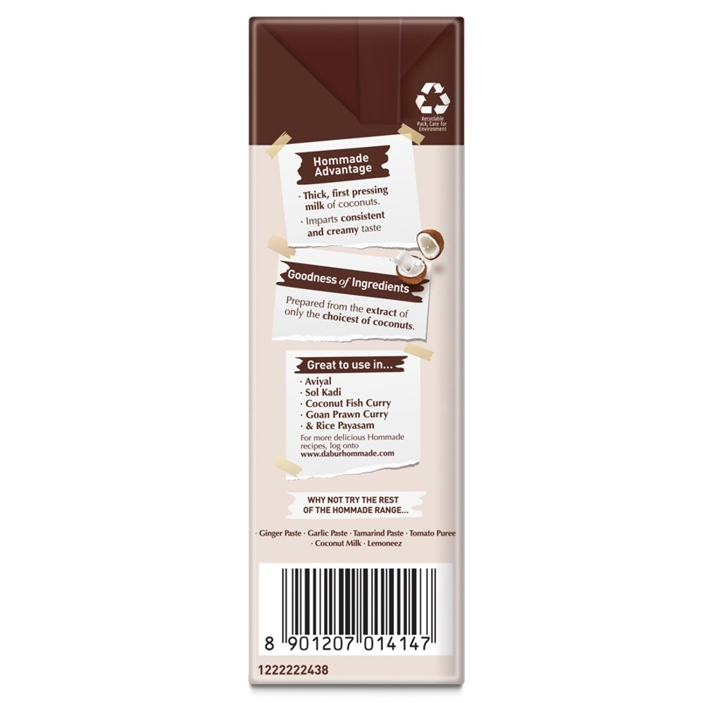 Dabur Coconut Milk Tetra Pack 200 ml