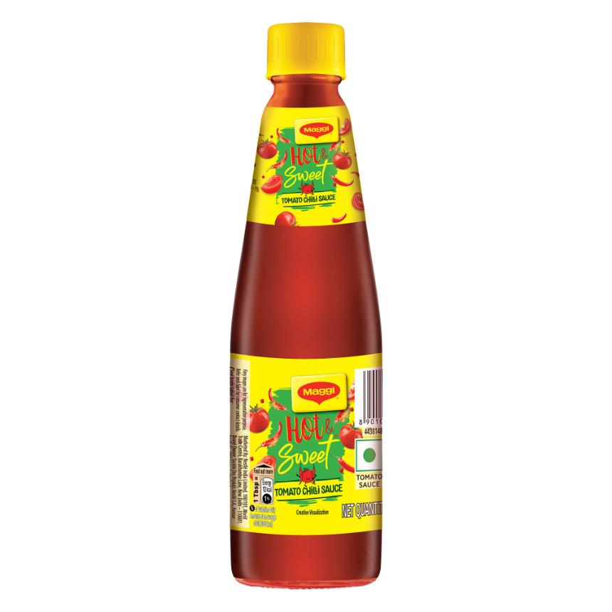 Maggi Hot & Sweet Tomato Ketchup Bottle 200 g
