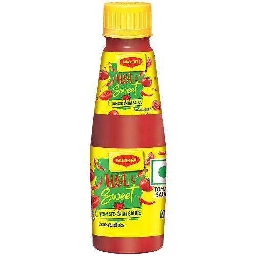 Maggi Hot & Sweet Tomato Ketchup Bottle 200 Gm